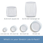 Stretch Lids Variety 6-Pack
