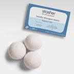 Laundry Starter Kit: Detergent Sheets + Wool Dryer Balls