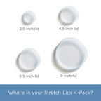 Circle Stretch Lids 4-Pack