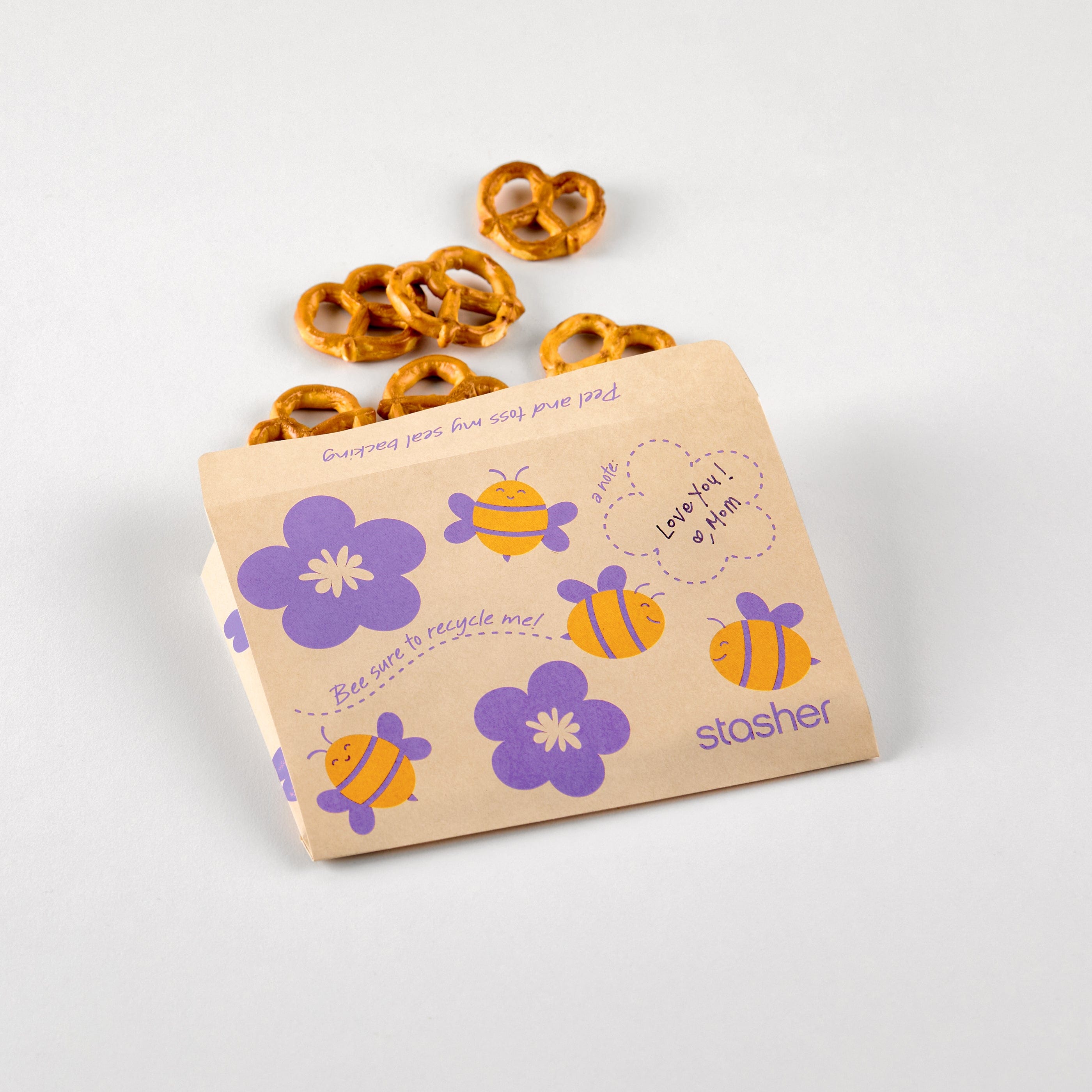 Recyclable Paper Snack Bags 50ct