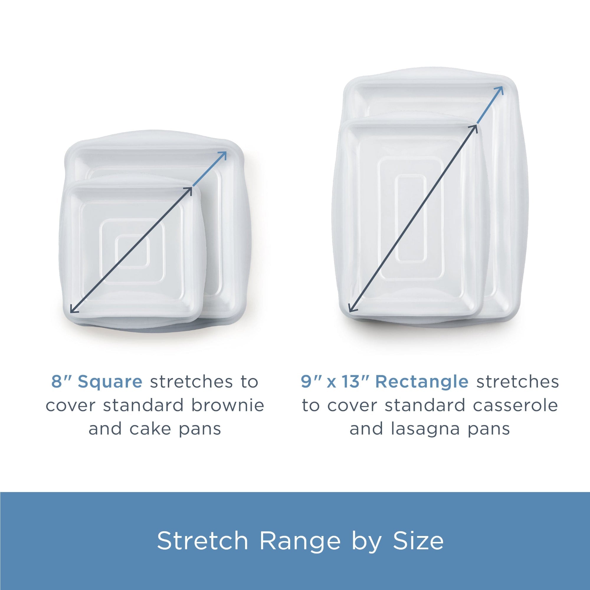Rectangle Stretch Lids 2-Pack