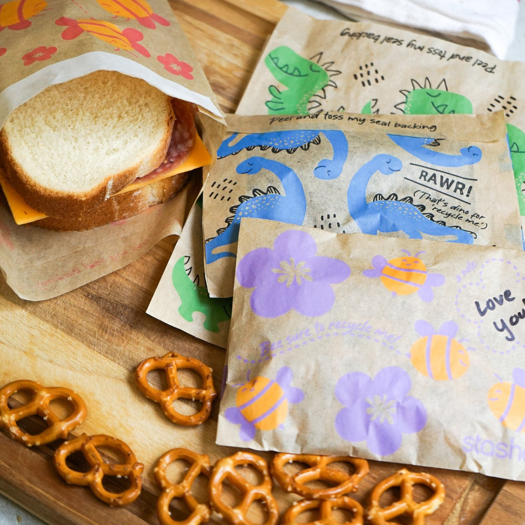 Recyclable Paper Bags 4-Pack 200ct